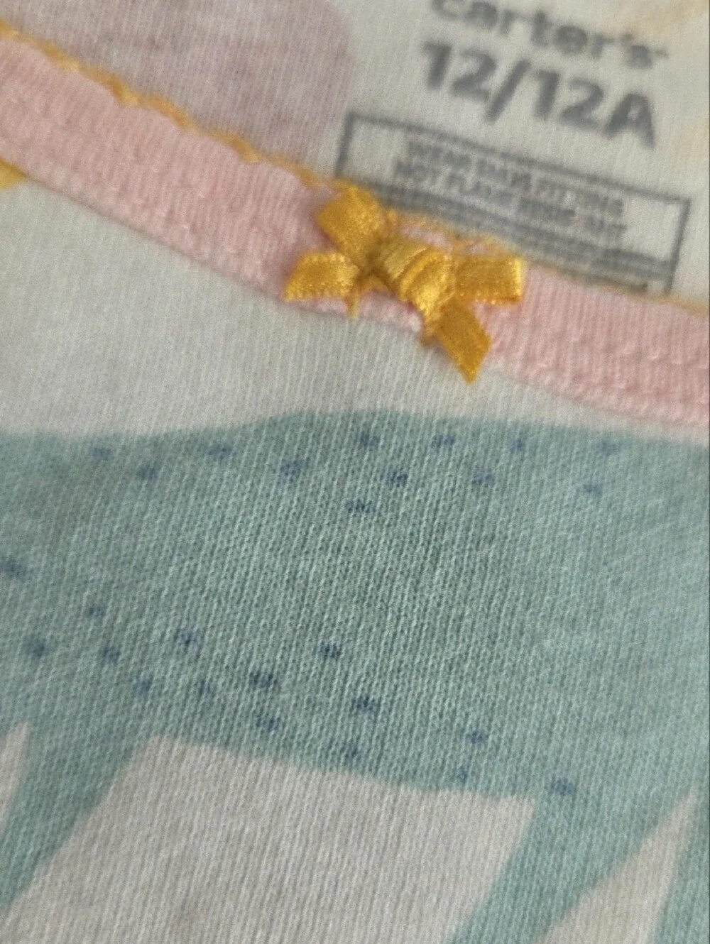 Carter's Woodland Animal Cotton Pajama Set - White, Yellow, Blue, Pink, Brown